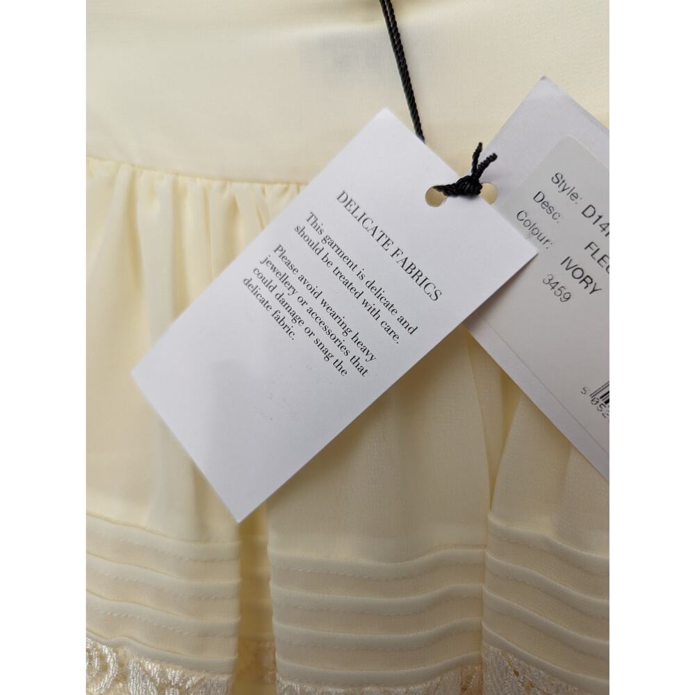 Alice By Temperley Skirt Lace Pleated Ivory Cocktail Party Bridal Shower Date - Picture 11 of 11